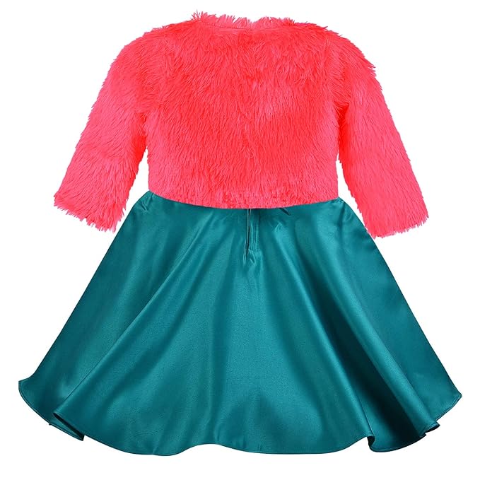 Girls Partywear Frocks Dress With Jacket