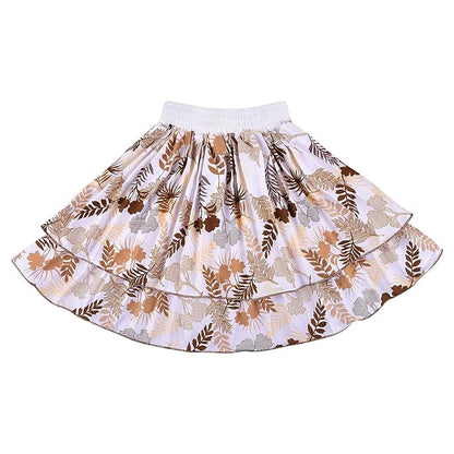 Baby Girls Casual Printed Top and Skirt For Girls