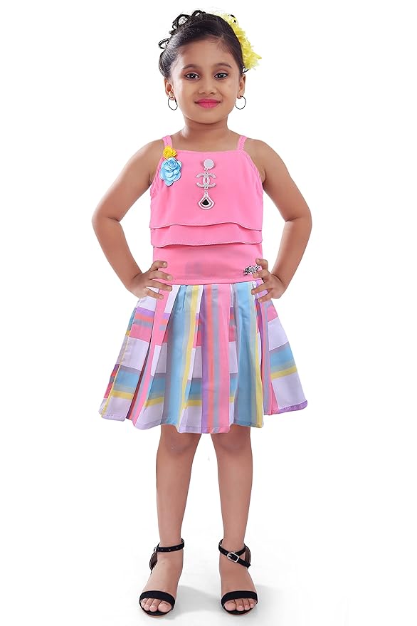 Girls Top and Skirt Dress For Girls