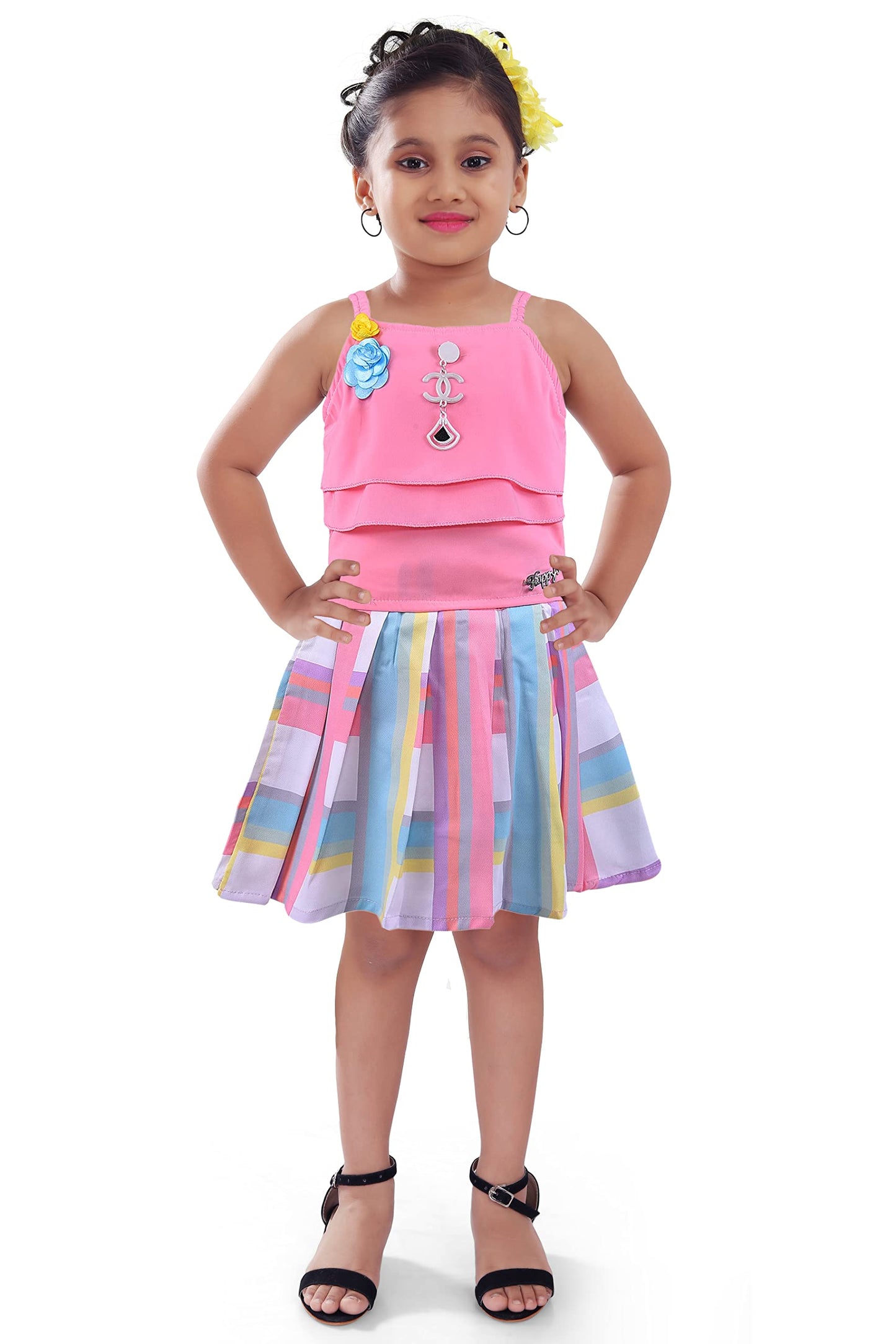 Baby Girls Dress Top & Casual Skirt