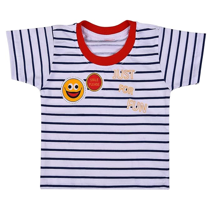 Striped Denim Boys Dungaree Set Online