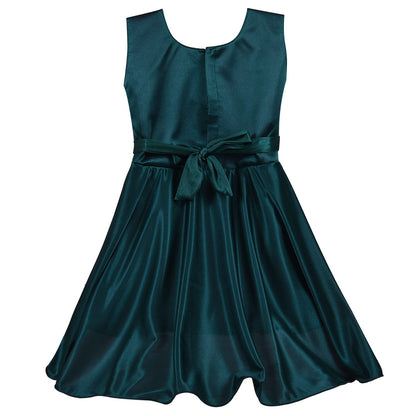 Girls A-line Party Wear Dress