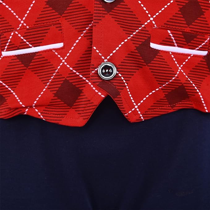 Boys Rompers With Tie