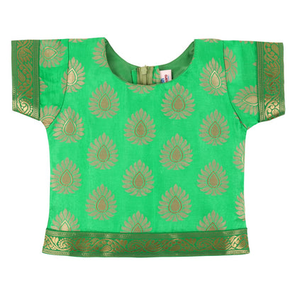 Buy Premium Baby Girls Silk Pattu Pavadai Dress Online