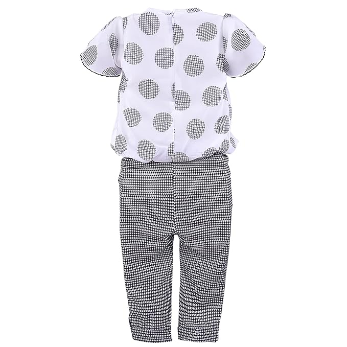 Wish Karo Baby Girls Top and Pant Dress For Girls-(csl328gry)