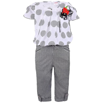 Wish Karo Baby Girls Top and Pant Dress For Girls-(csl328gry)