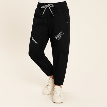 Boys Cotton Elastic Casual Trouser