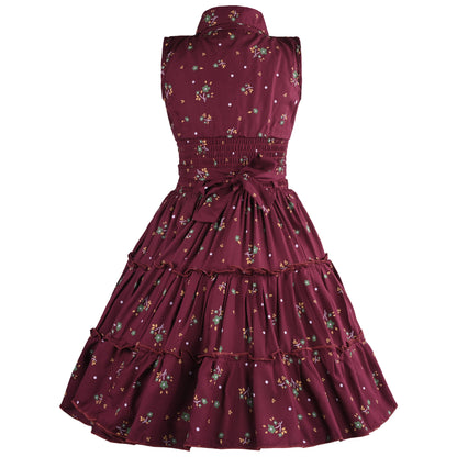 Girls Floral Printed Dress