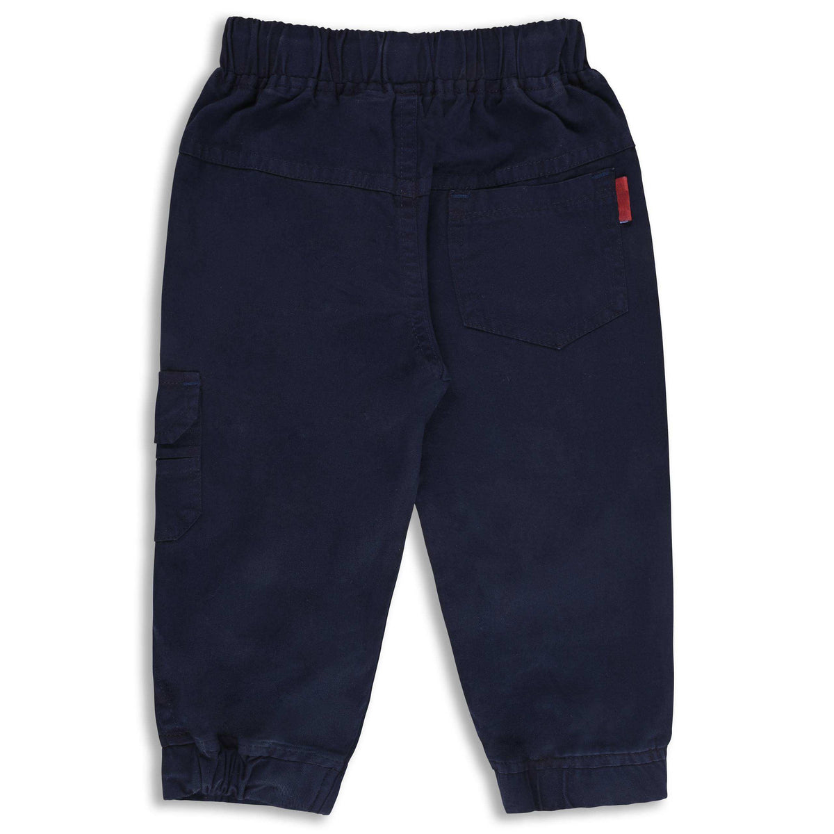 Boys Cargo Cotton Elastic Trouser