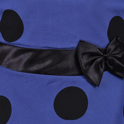 Baby Girls Midi/Knee Length Casual Dress ctn513blu