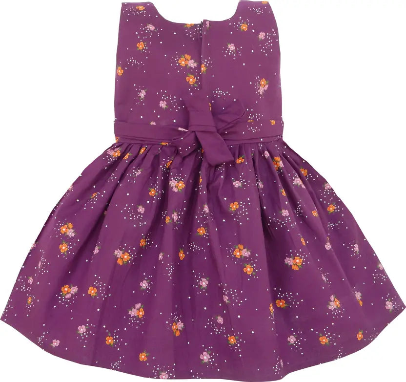 Girls Cotton Printed Summer Casual Dress