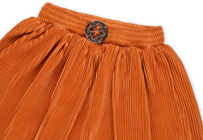 Girls Pleated Style Mini Skirt