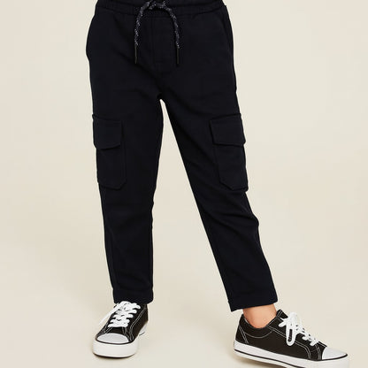 Boys Solid Regular Fit Jeans