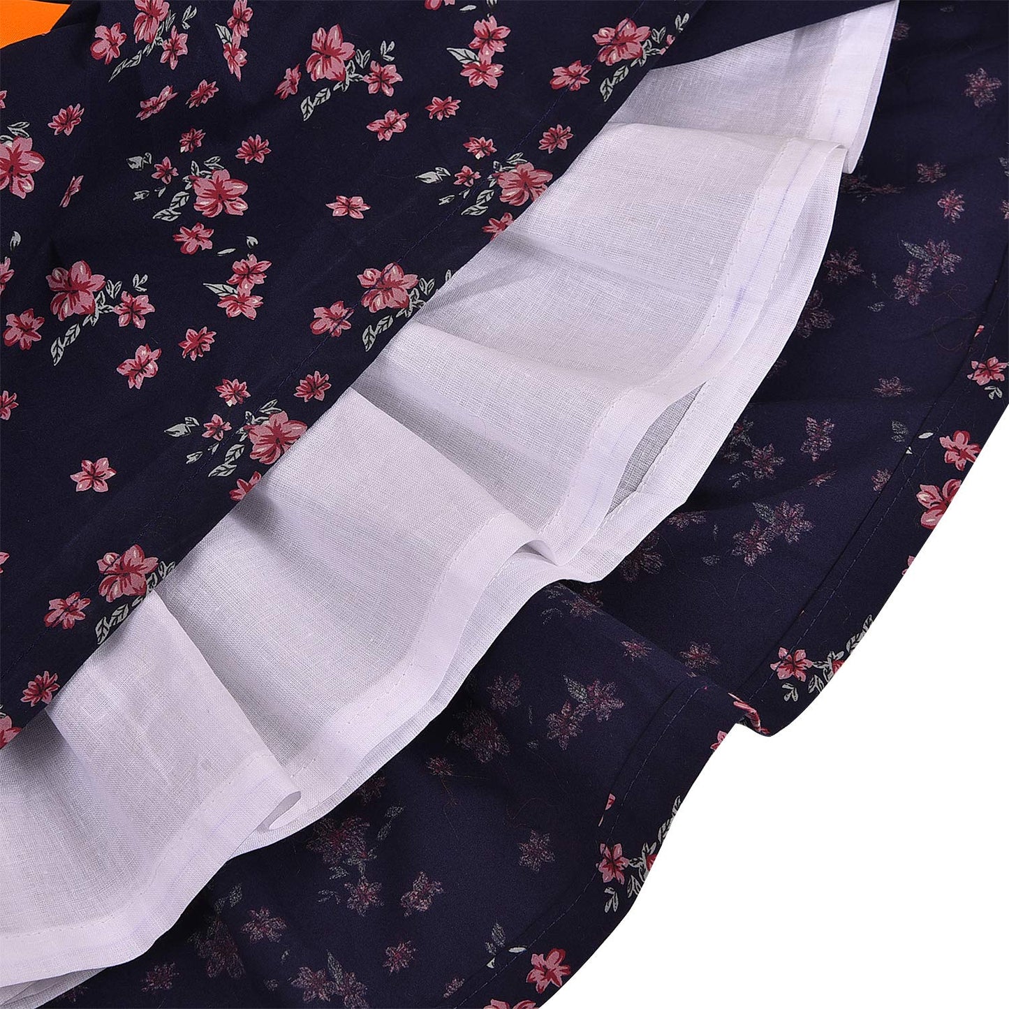 Girls Cotton Floral Summer Dress