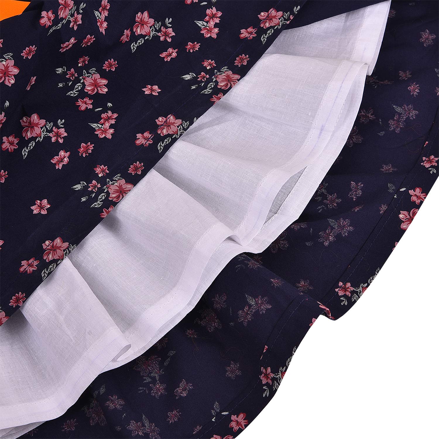 Girls Cotton Floral Summer Dress
