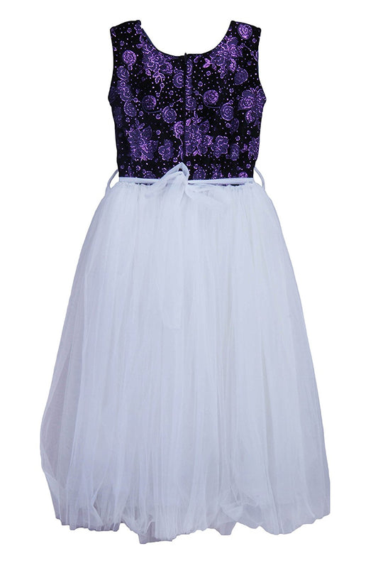 Girls Party Wear Long Dress fr649