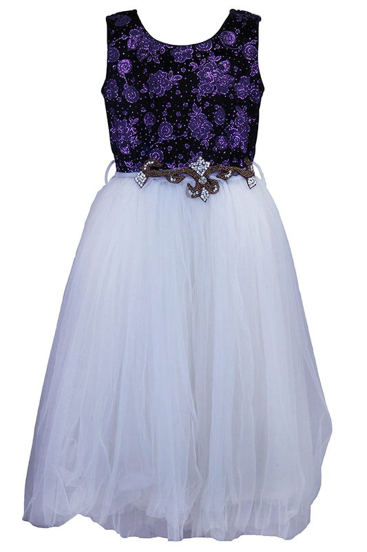 Girls Party Wear Long Dress fr649