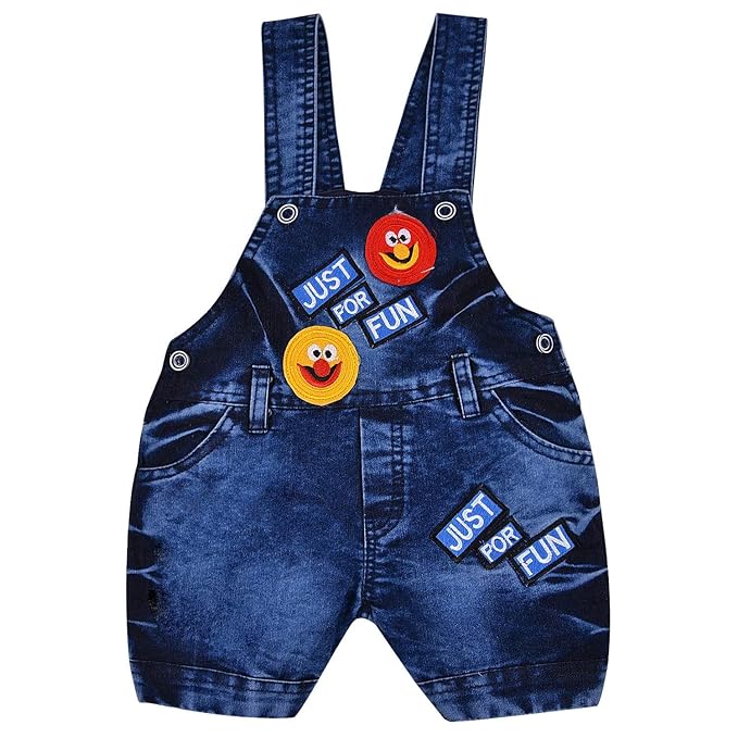 Unisex Cotton Dungaree Dress for Kids
