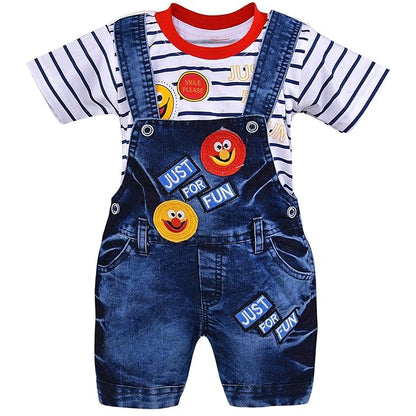 Unisex Cotton Dungaree Dress for Kids