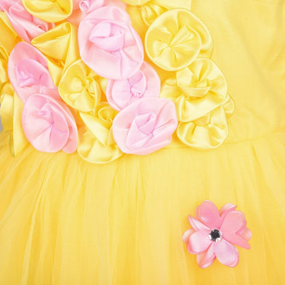 Baby Girls Party Wear  Dress Fe 2161y - Wish Karo Party Wear - frocks Party Wear - baby dress