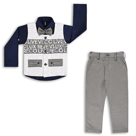 Boys 3 Piece Clothing Set with Bow Tie