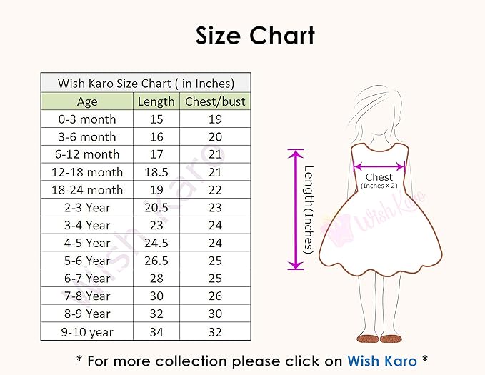 Girls' Knee Length Dress