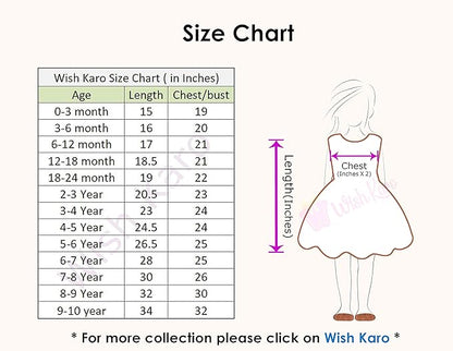Girls' Knee Length Dress