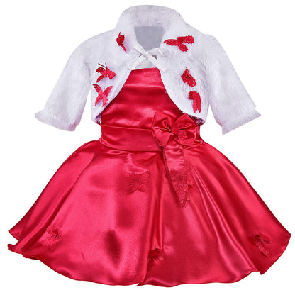 Premium Baby Girls Birthday Dresses Online | Girls Knee-Length Dress
