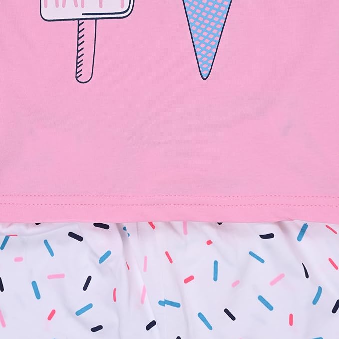 Girls Ice Cream Printed Clothing Set