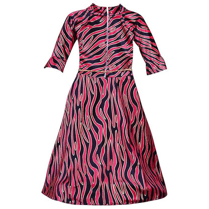 Silver Kraft  Baby Girls Party Wear Dress - fm01pnk