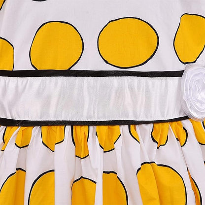 Girls Polka dots Printed A-line dress
