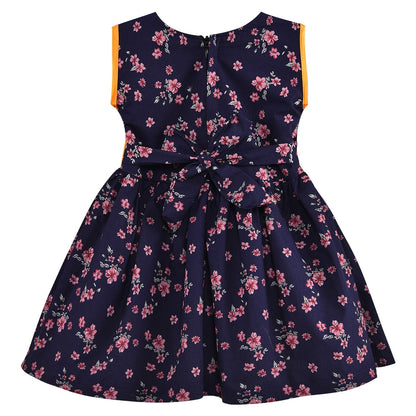Girls Cotton Floral Summer Dress