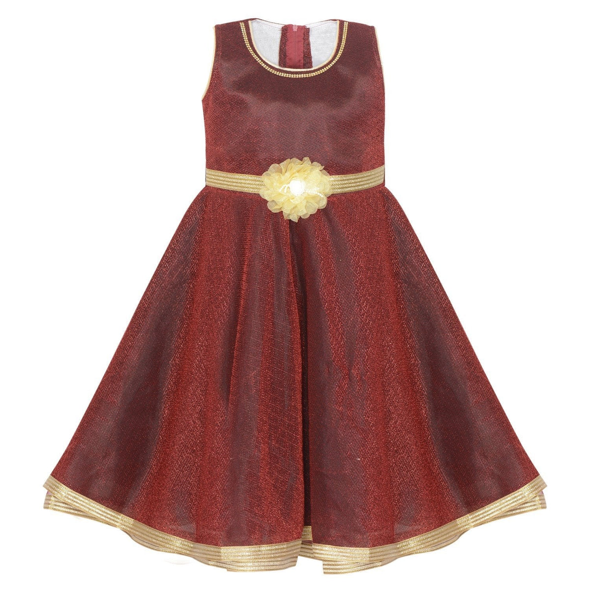 Girls Long Frock LF121mm -  Wish Karo Dresses