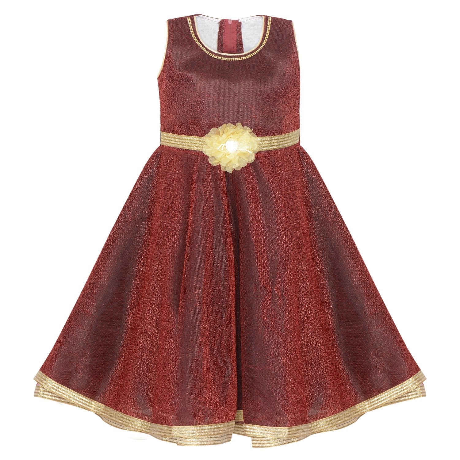 Girls Long Frock LF121mm -  Wish Karo Dresses