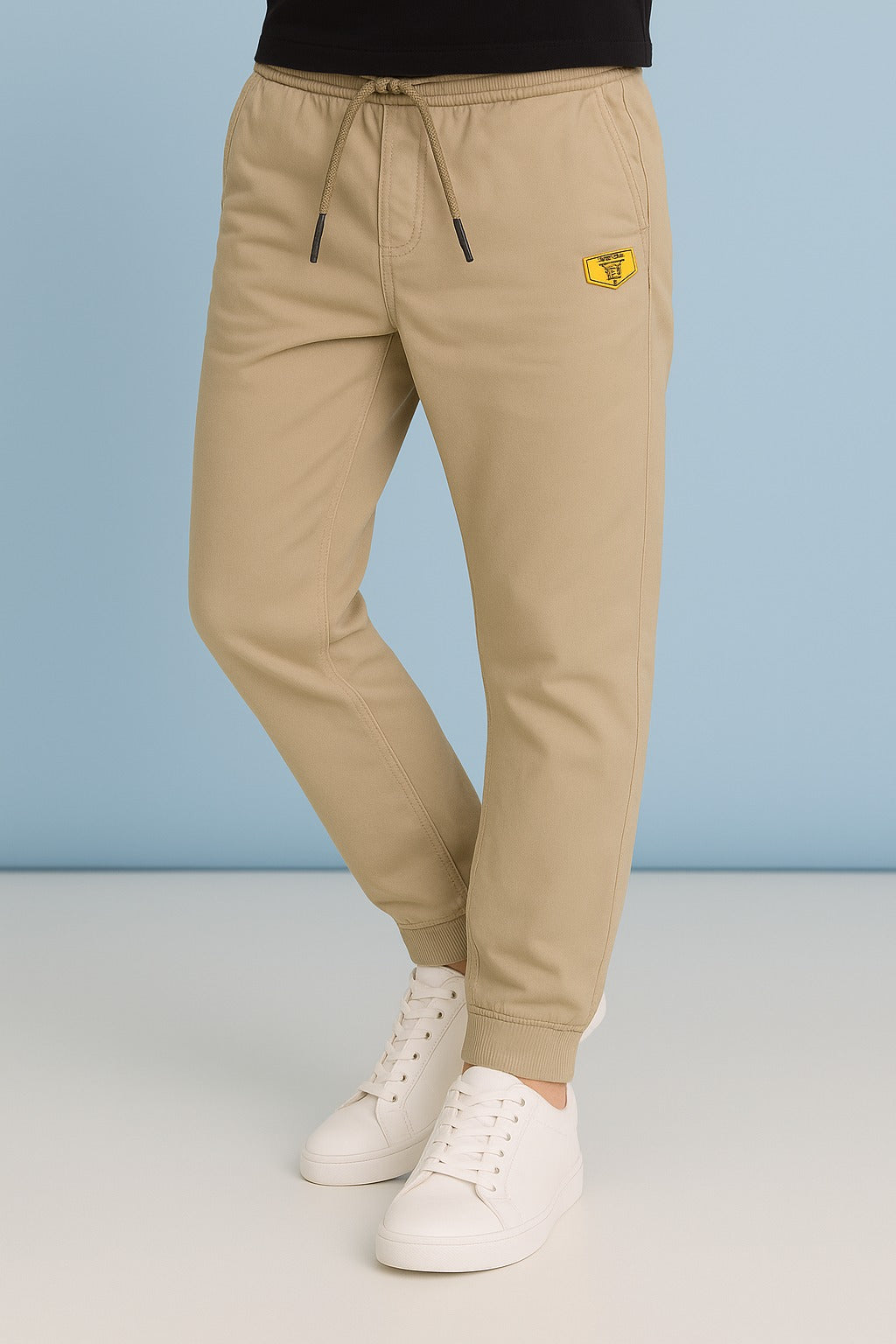 Boys Cotton Elastic Casual Trouser