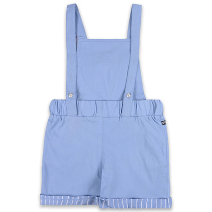 Girls Patch Work Dungaree Dress
