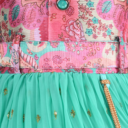 Buy Green Premium Baby Girls Ethnic Dress Online
