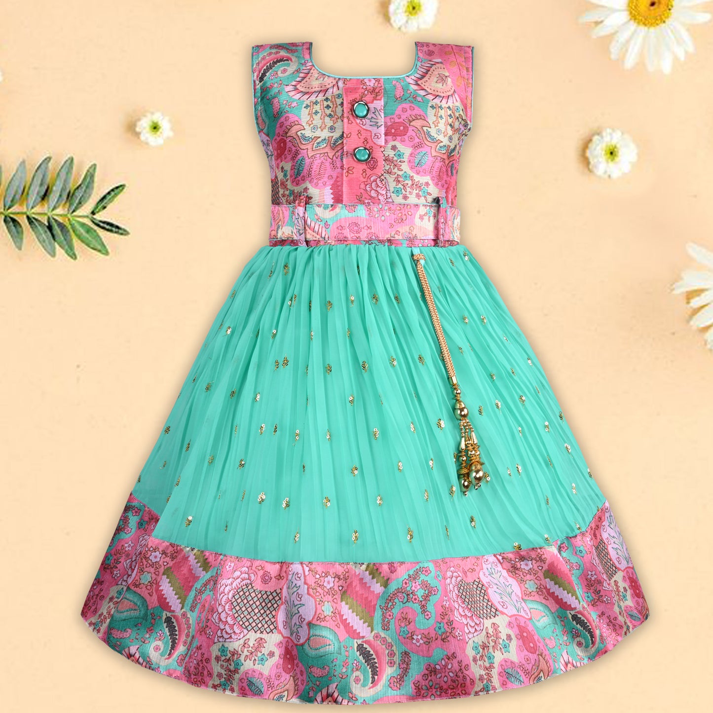 Girls Ethnic Frock Dress