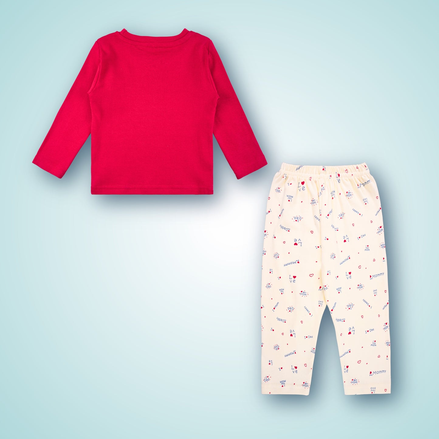 Girls and Boys Printed Top and Bottom Set