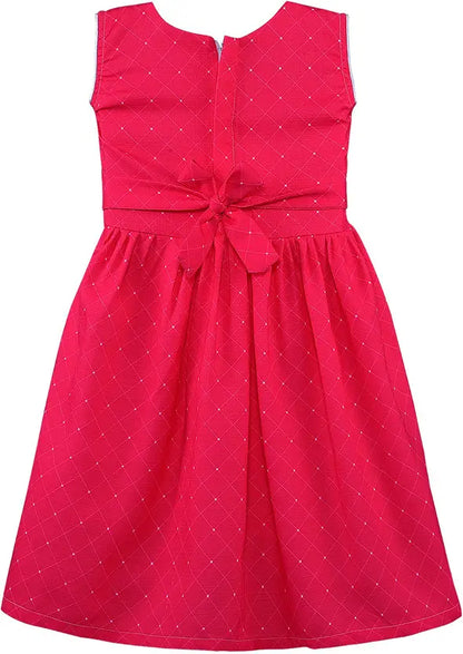 Girls Midi/Knee Length Casual Dress