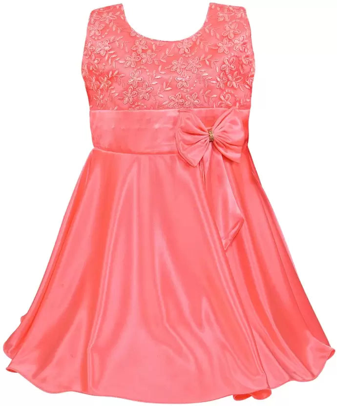 Wish Karo Baby Girls Partywear Frocks Dress With Jacket
