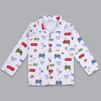 Boys Cartoon Printed Nightsuit Set