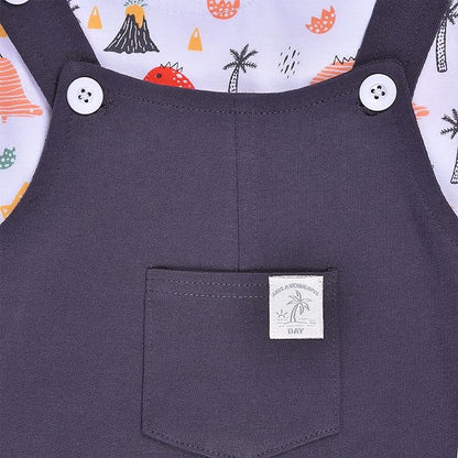 Boy's Casual T-Shirt with Dungaree