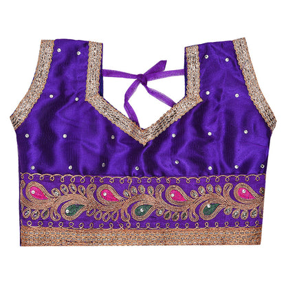 Girls Ethnic Embroidered Lehenga Choli