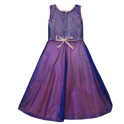 Girls Party Wear Long Dress Gown LF133pch -  Wish Karo Dresses
