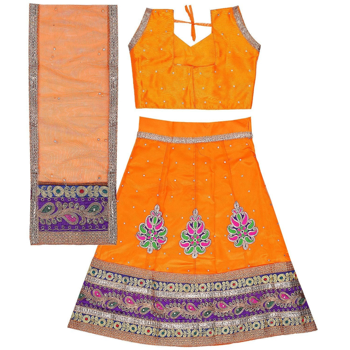 Girl's Leghnga Choli GC 127y -  Wish Karo Dresses