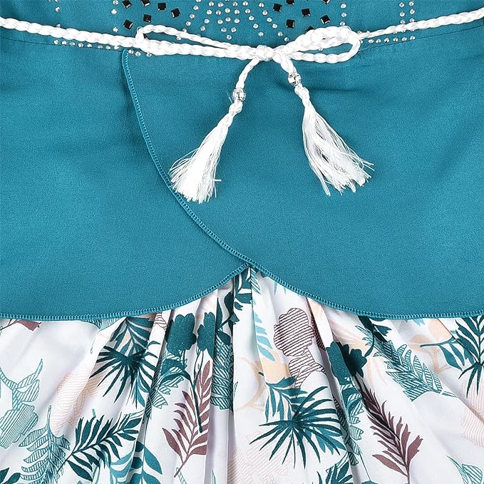 Baby Girls Casual Printed Top and Skirt For Girls
