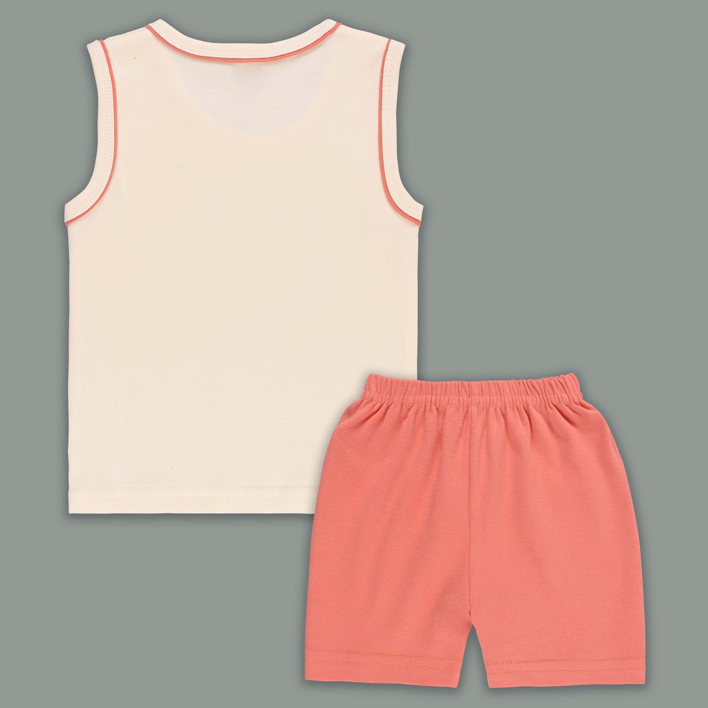 Boys Printed Cotton Tshirt and Shorts Set