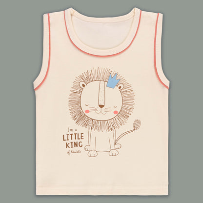 Boys Printed Cotton Tshirt and Shorts Set