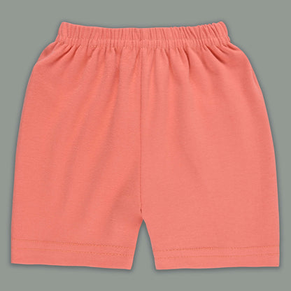 Boys Printed Cotton Tshirt and Shorts Set